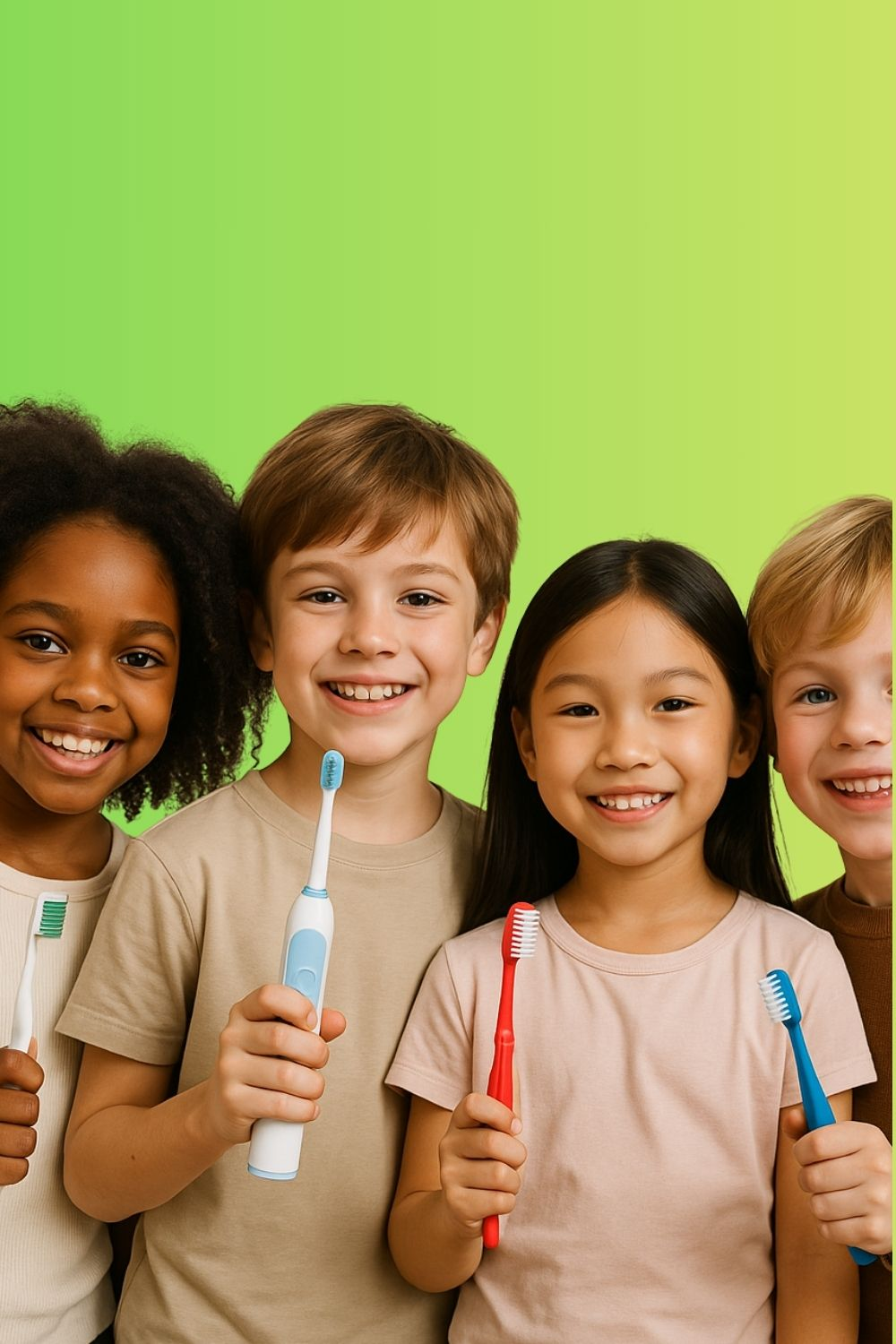 Brush teeth electric for children