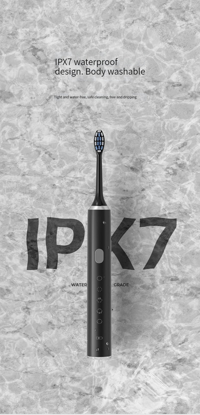 Waterproof Electric Toothbrush