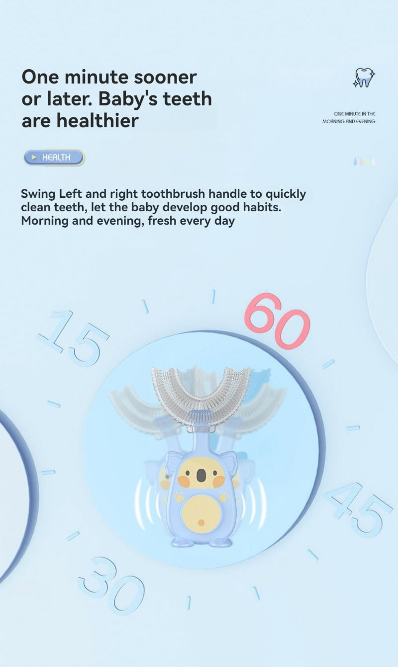 Children's U-Shaped Toothbrush -  EdenCrafted™️
