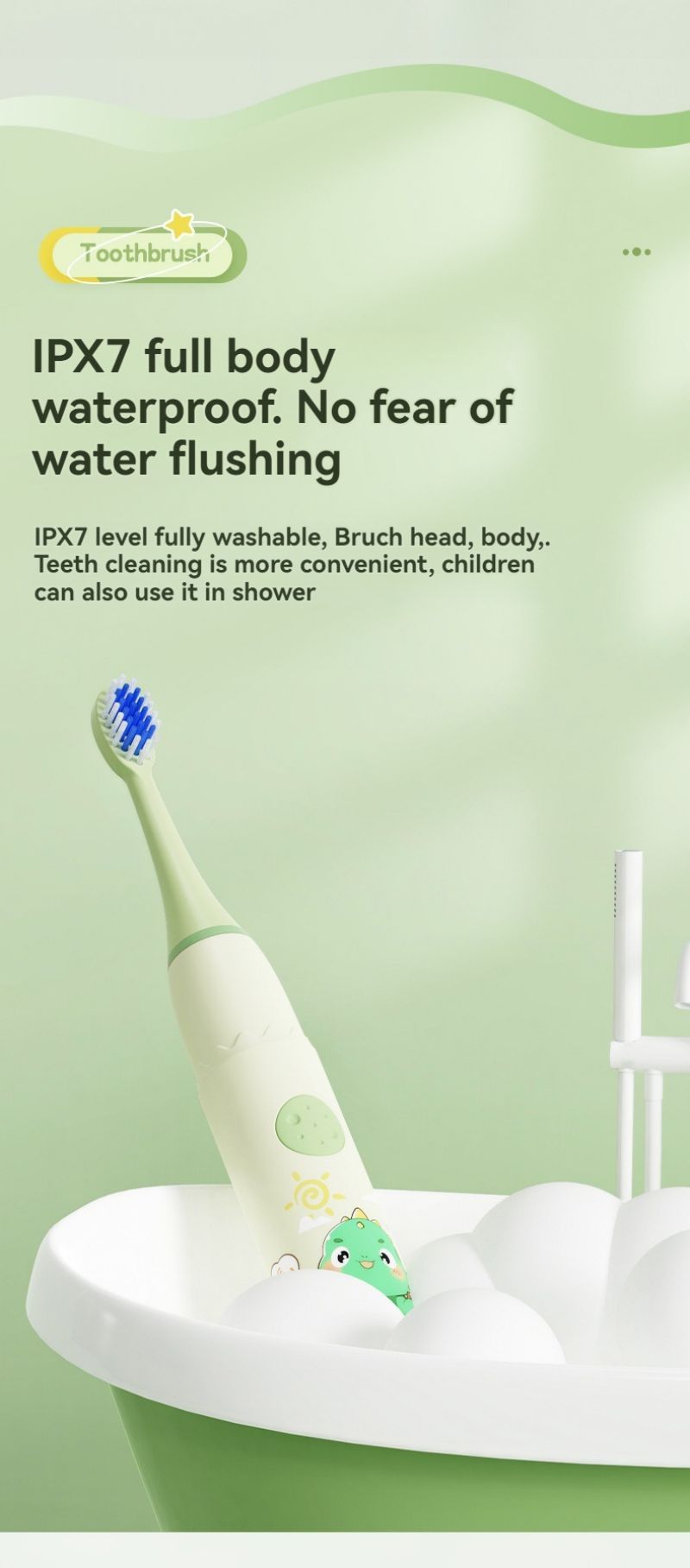 Children's Cartoon Electric Toothbrush - EdenCrafted™️