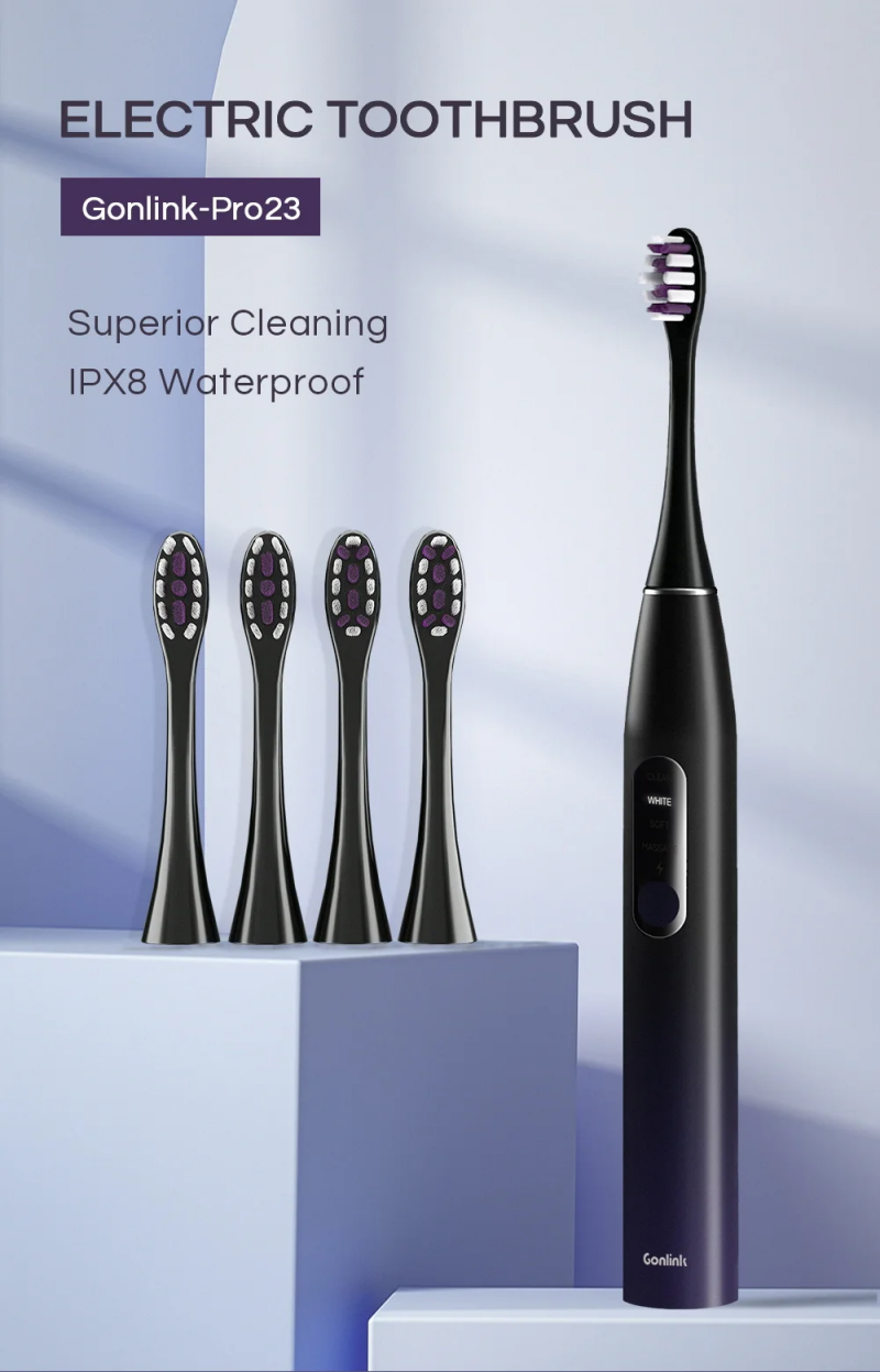 4-gear Washable Electric Toothbrush - Edencrafted