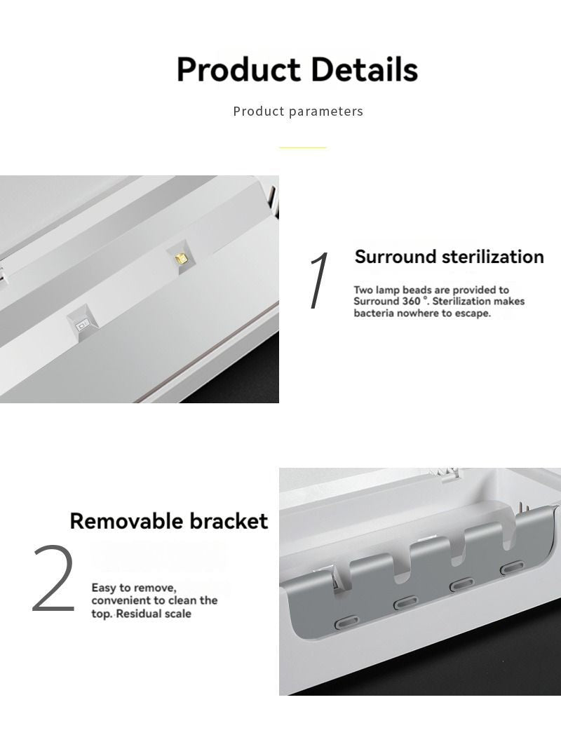 Punch-free Toothbrush Rack - EdenCrafted