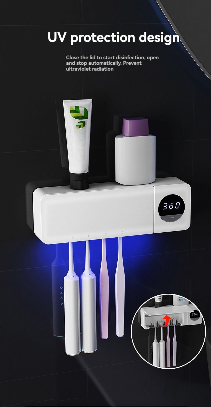 Punch-free Toothbrush Rack - EdenCrafted