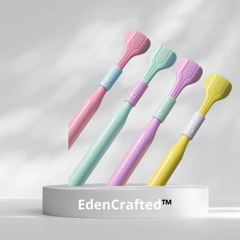 Tongue Toothbrush With Scraping - EdenCrafted™️