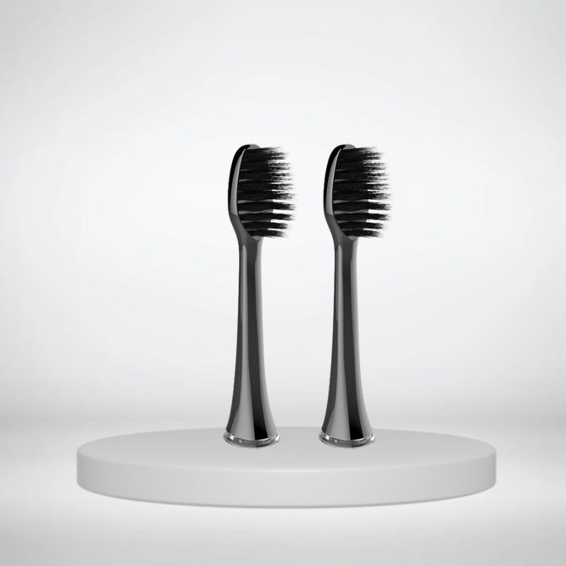 Electric toothbrush Soft hair replacement brush head - Black
