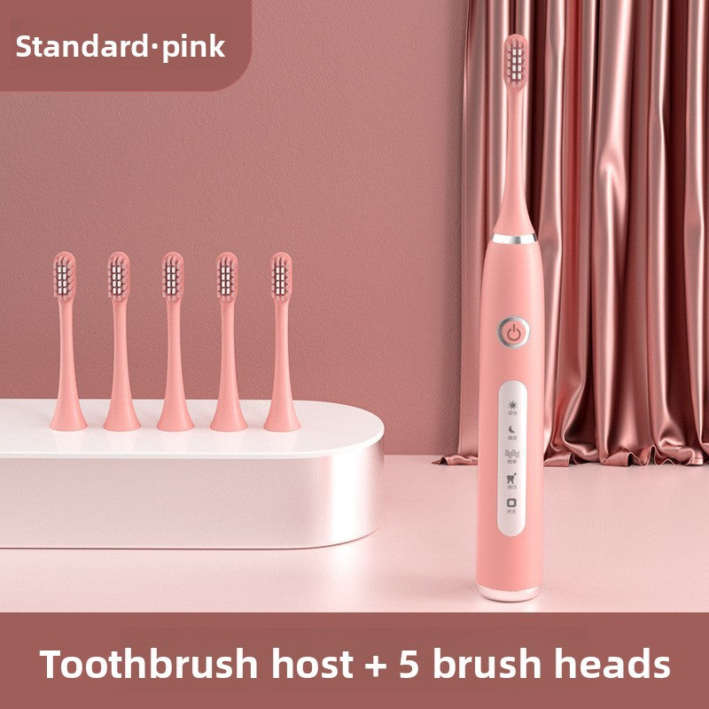 Portable Automatic Toothbrush Pink