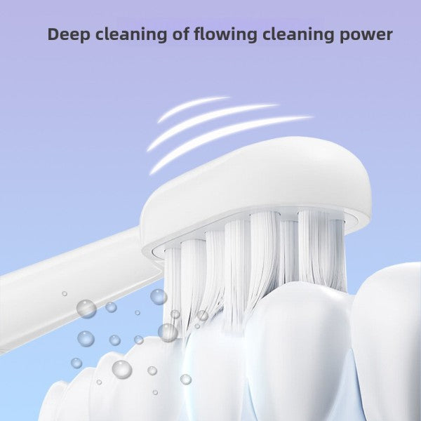 Electric Toothbrush Rubber-coated Cushioning Brush Head