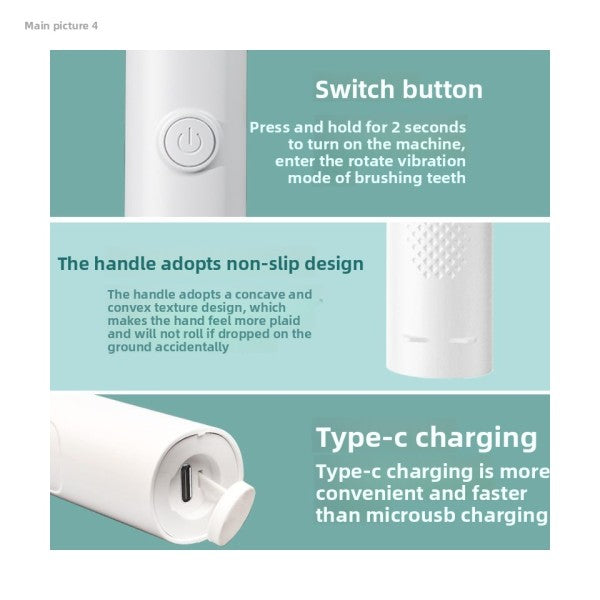 Rotating Head Electric Toothbrush