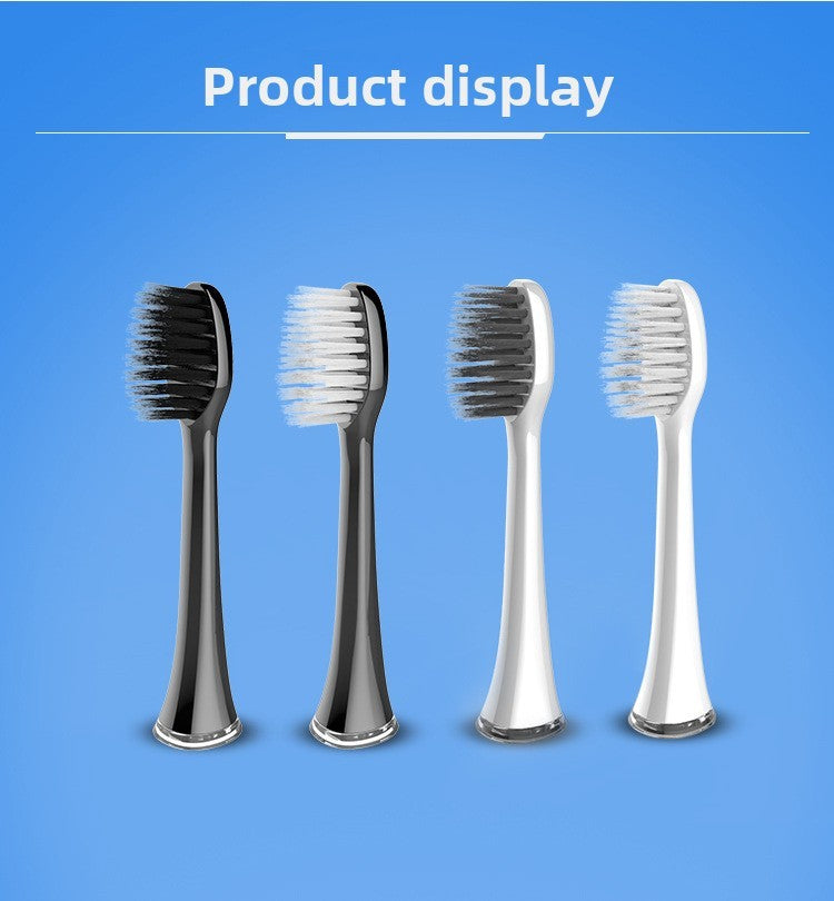 Electric toothbrush Soft hair replacement brush head - White