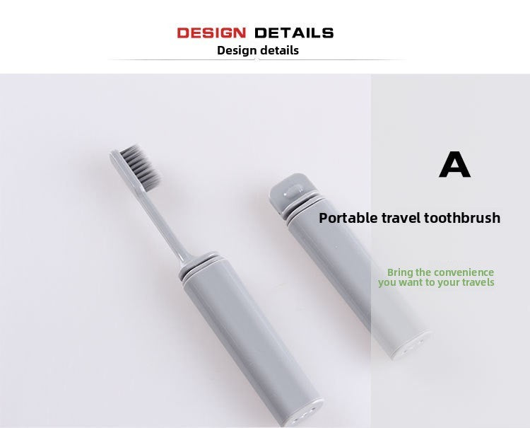 Portable Folding Toothbrush
